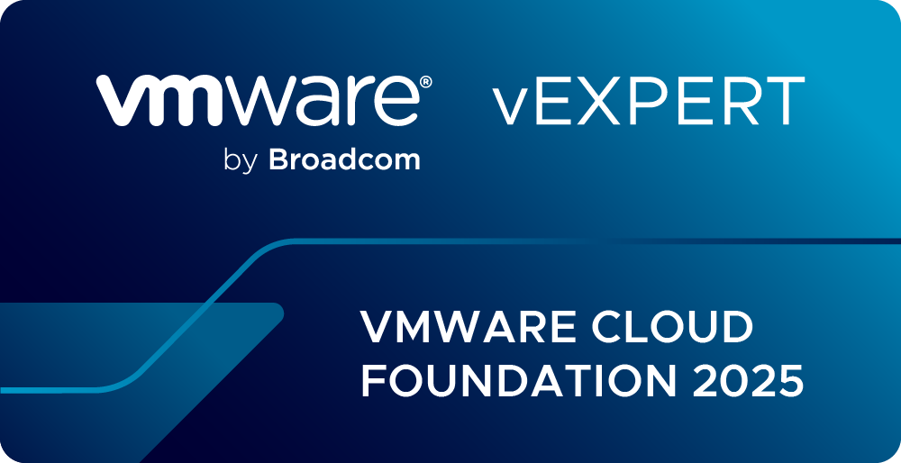 vExpert VCF Subprogram Badge