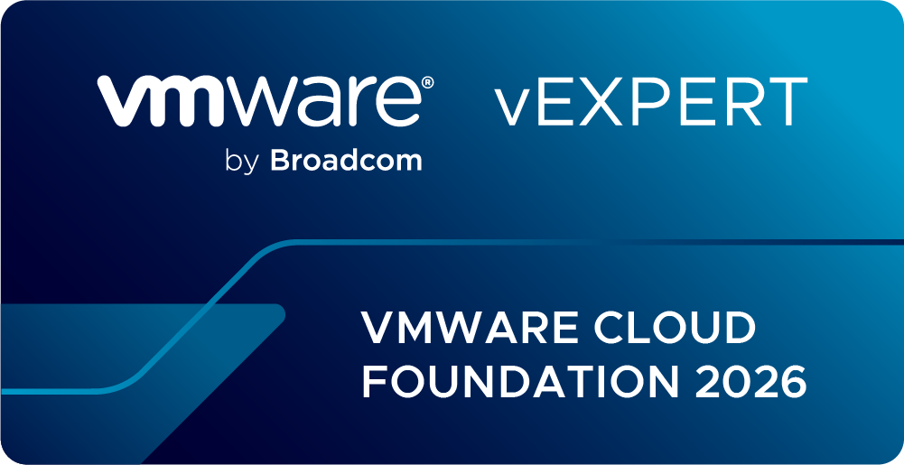 vExpert VCF Subprogram Badge